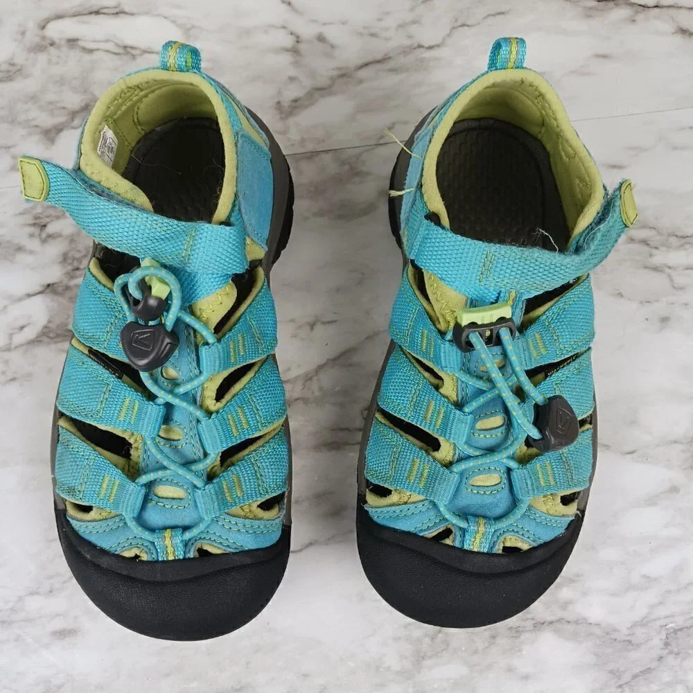 KEEN Newport H2 waterproof outdoor sport turquoise sandals kids size 13